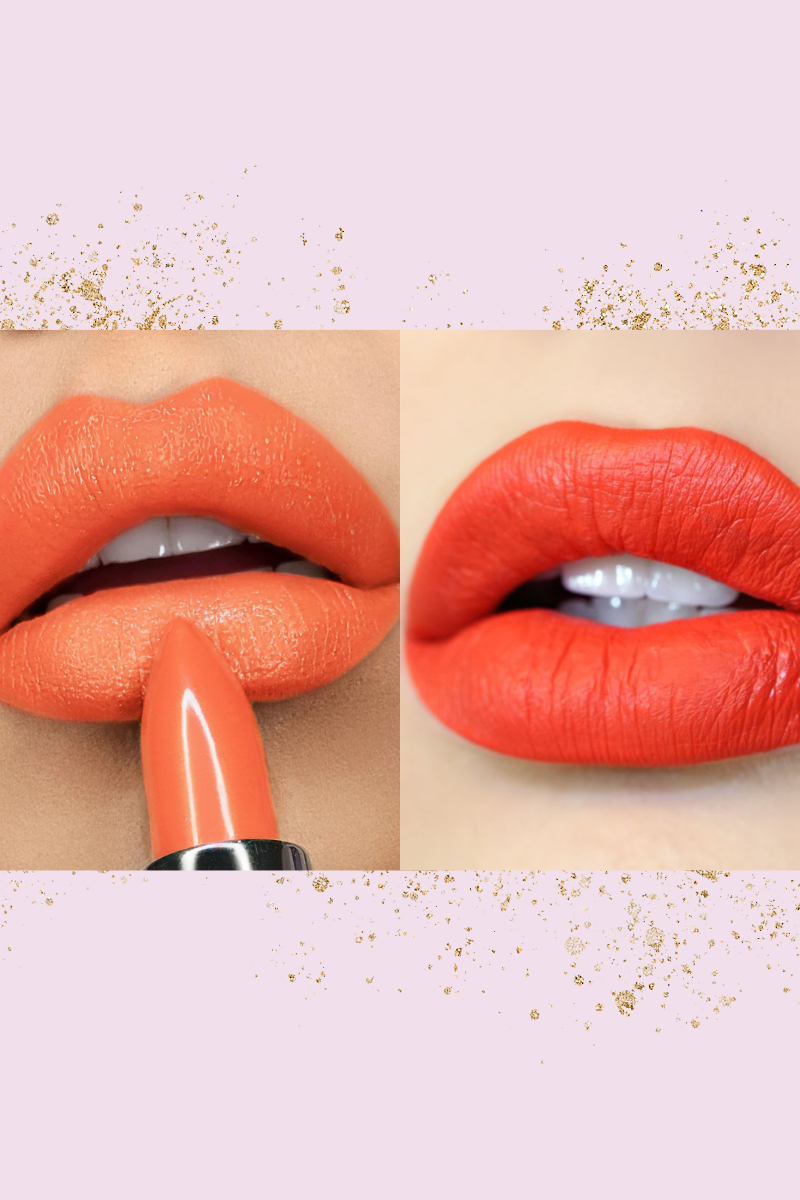 Orange Lipstick My Clear Beauty 